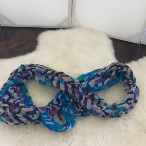 Cool colored infinity scarf